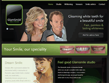 Tablet Screenshot of glamsmile.com